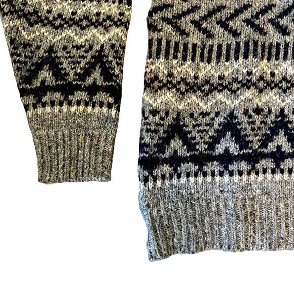 Vintage Arbor Way Wool Blend Men's Fair Isle Sweater Size Medium - Picture 3 of 5